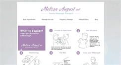 Desktop Screenshot of melsmassagedavis.com